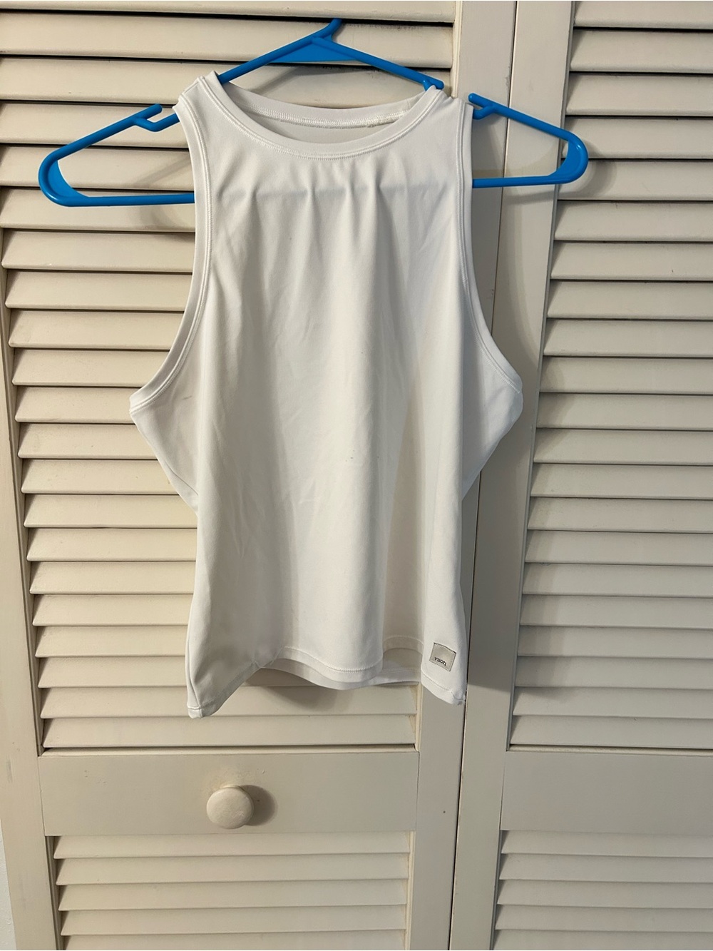 Vuori White Racerback Performance Tank